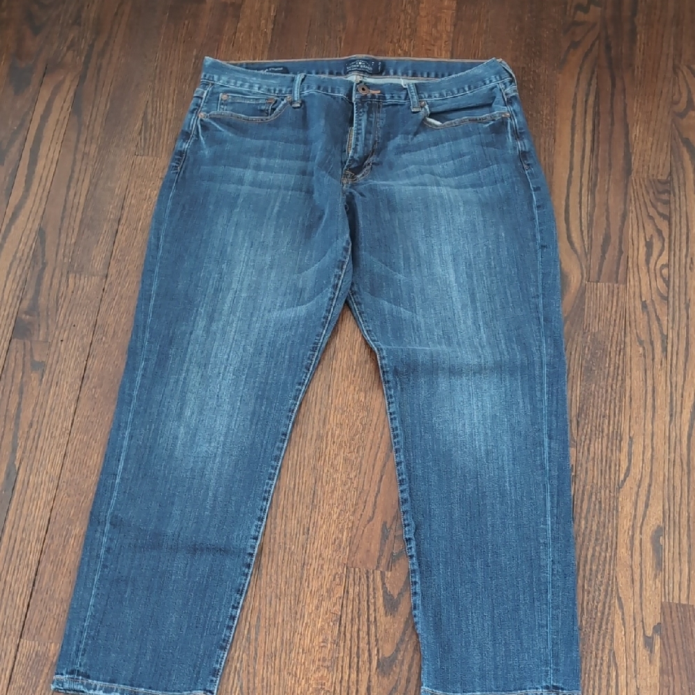 Lucky Brand Men's Dark Blue Straight Jeans